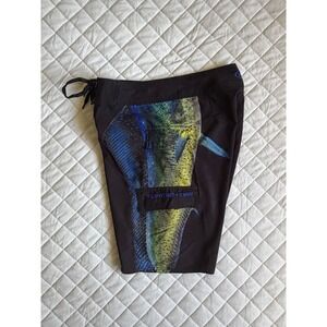 Y2K‎ VTG Tormenter Tuna Board Shorts Fishing Pliers Pocket Sz 30 Surf Beach